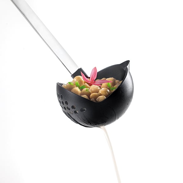 Louche avec écumoire en nylon et inox Ibili - Mathon - 1