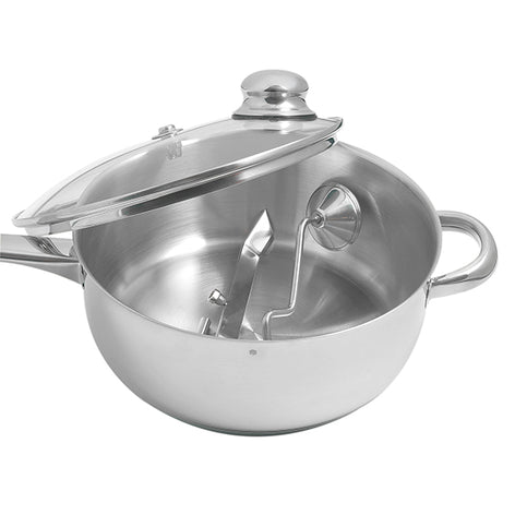 Casserole à popcorn en inox 24,5 cm  Artame - Mathon - 1