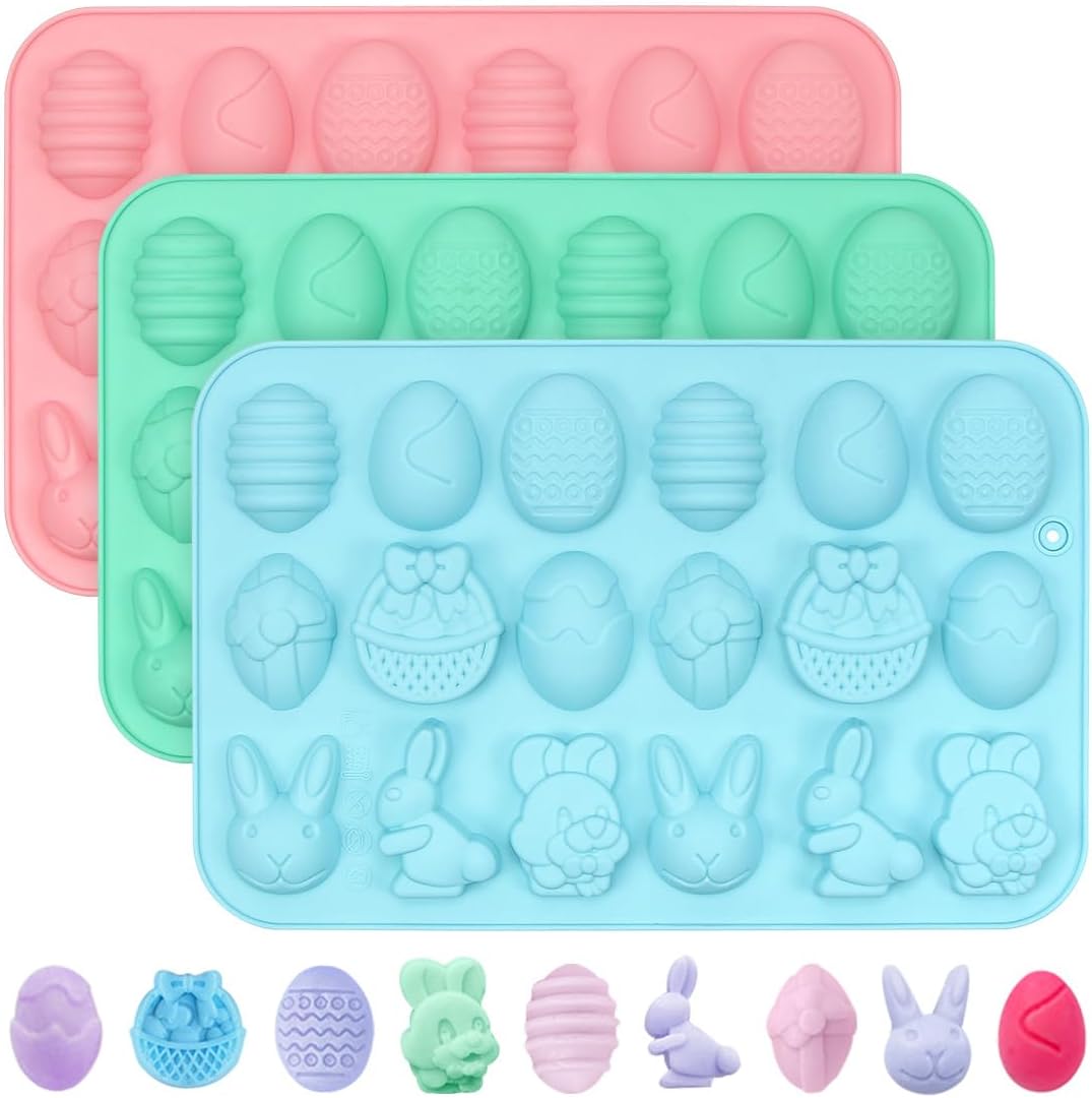 3 Moule Oeuf de Lapin de Pâques Vendos85 - Mathon