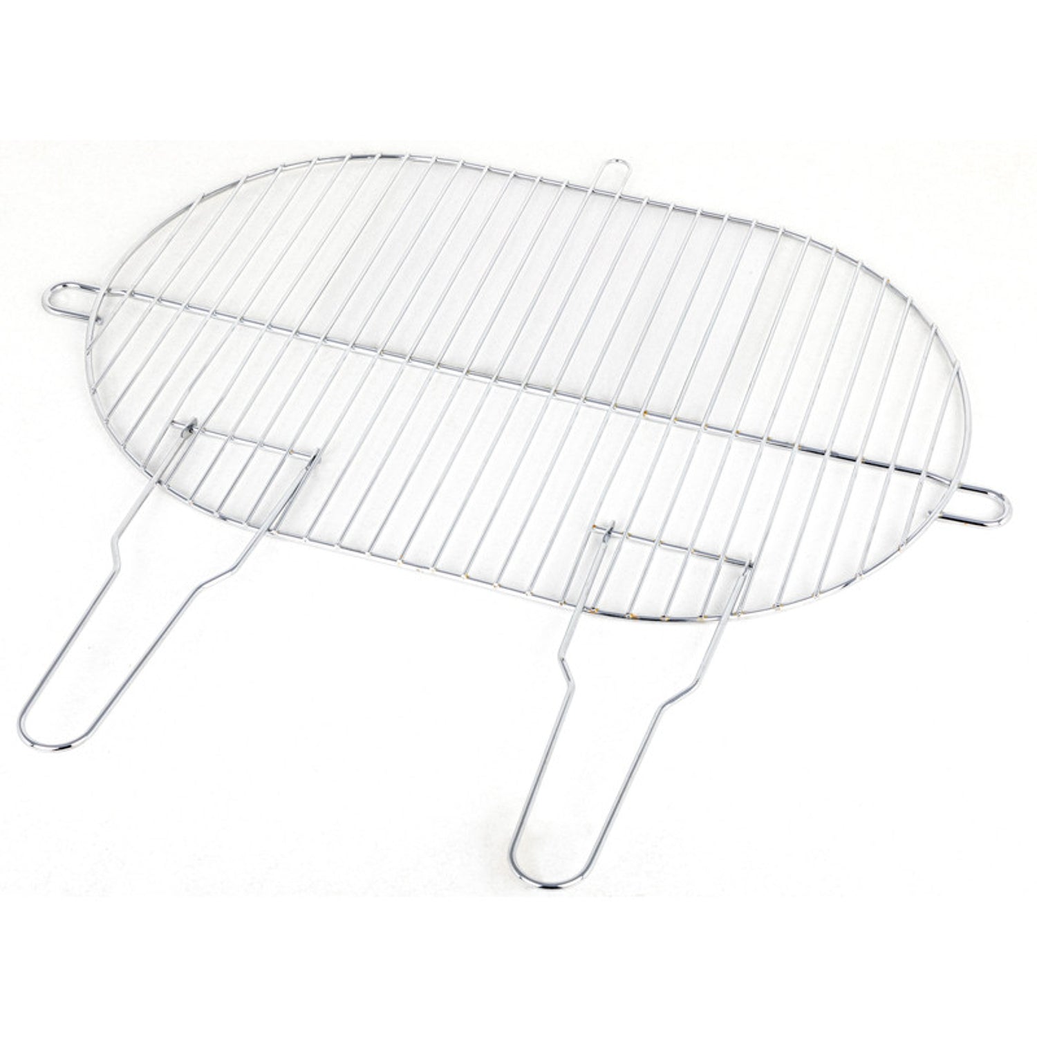 Grille ovale simple en acier chromé – 50,5 x 33 cm Somagic - Mathon - 1
