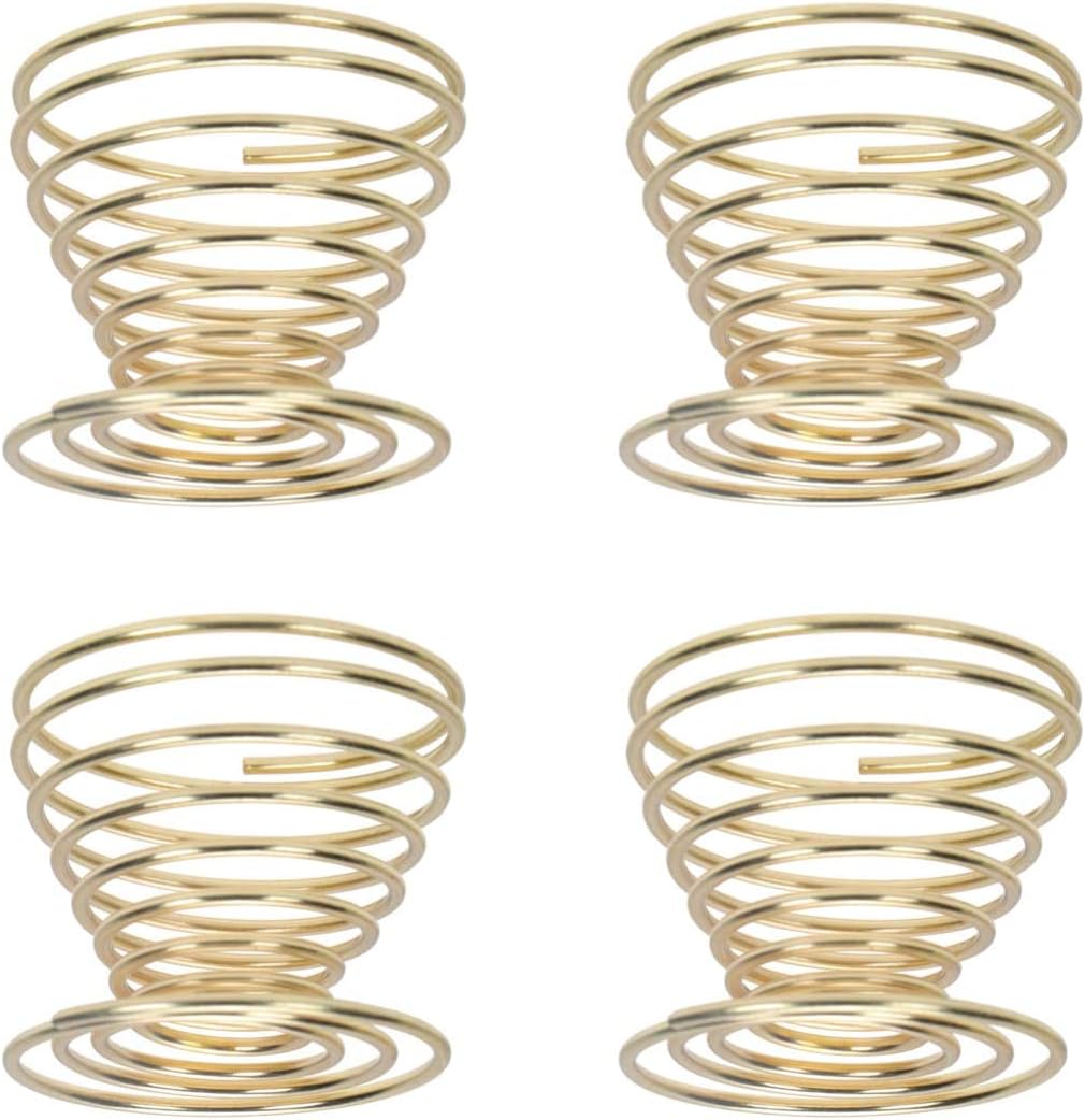 Lot de 4 coquetiers en acier inoxydable dorés Vendos85 - Mathon