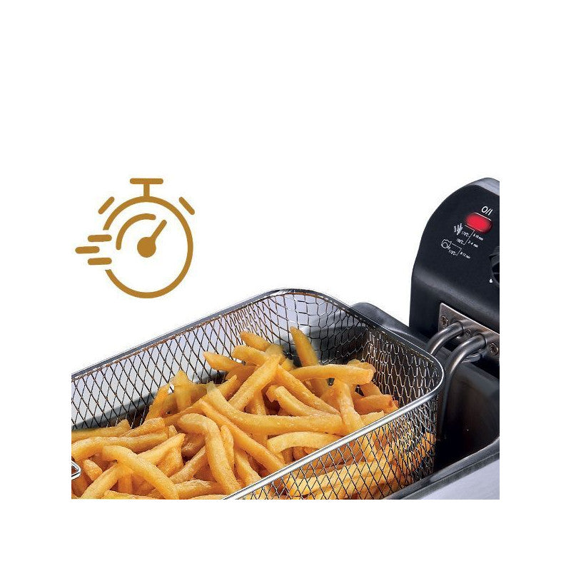 Friteuse Inox Happy Frites Tradition 3l 2000w Little Balance - 8521 Little Balance - Mathon - 2