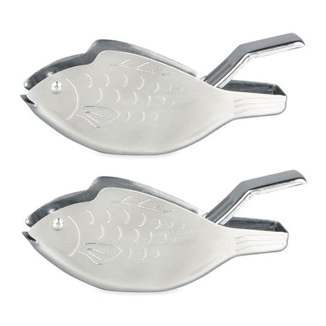 Lot de deux presses tranche de citron poisson - Mathon