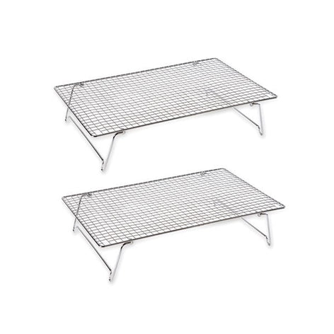 Lot de 2 volettes rectangulaires en inox 43 x 28 cm Mathon - Mathon - 1