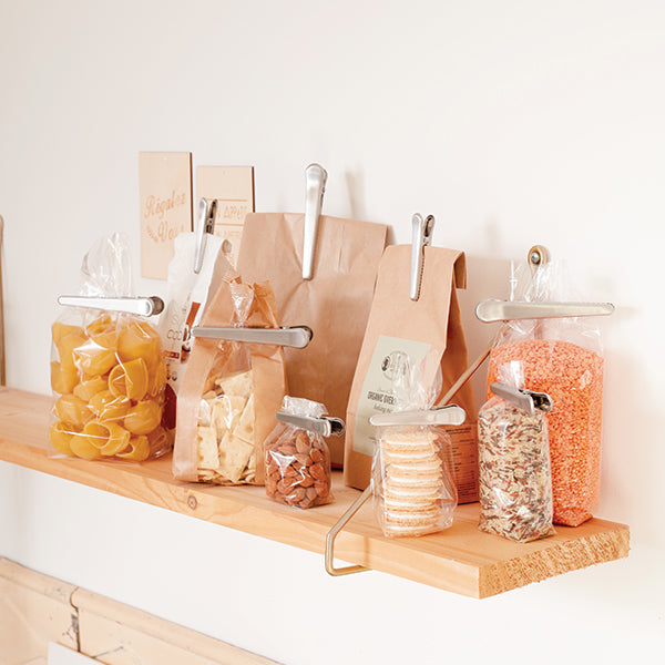 Lot 12 pinces à sachet en inox 8 et 11,5 cm Mathon - Mathon - 3