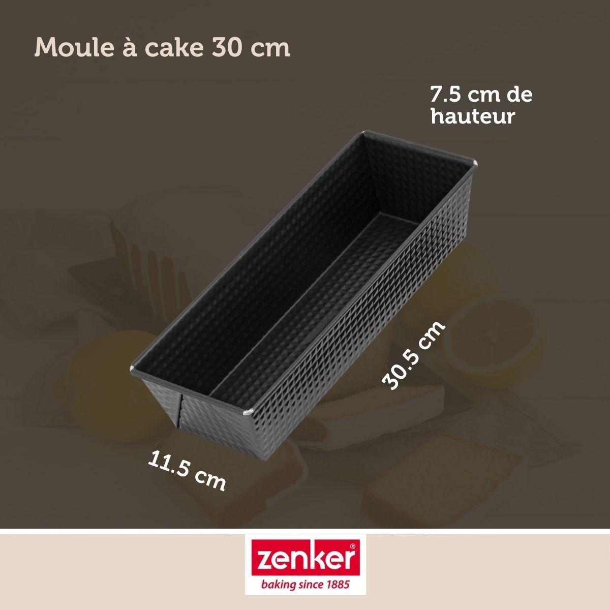 Moule à cake 30,5 cm Zenker Black Metallic Zenker - Mathon - 4