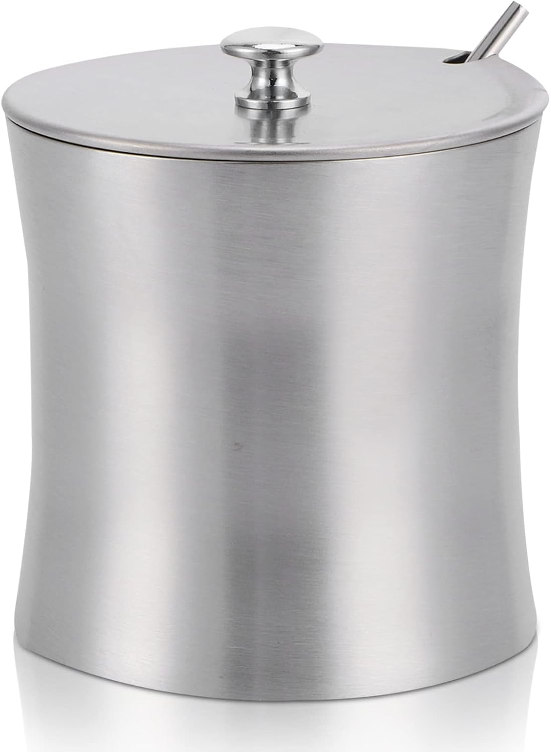 Sucrier en acier inoxydable avec couvercle et cuillère Vendos85 - Mathon