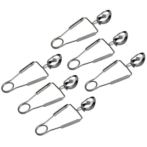 Lot de 6 pinces à escargot inox Roger Orfèvre - Mathon - 1