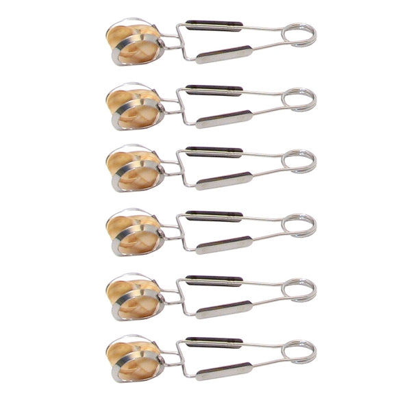 Lot de 6 pinces à escargot inox Roger Orfèvre - Mathon - 2