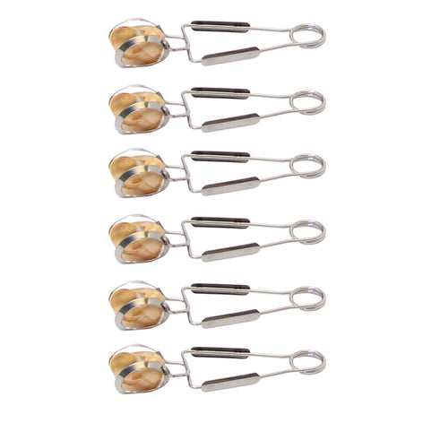 Lot de 6 pinces à escargot inox Roger Orfèvre - Mathon - 2