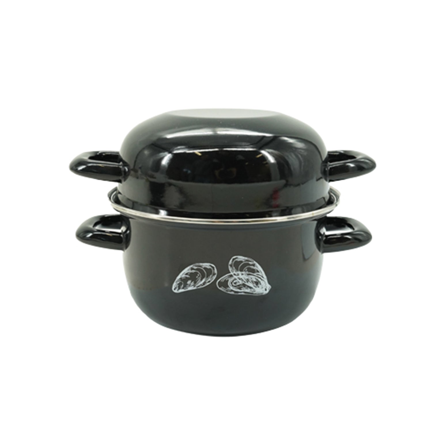 Ensemble de 2 Marmites à Moules émaillée 20,5 x 26 x 17,5 cm Fackelmann - Mathon - 5