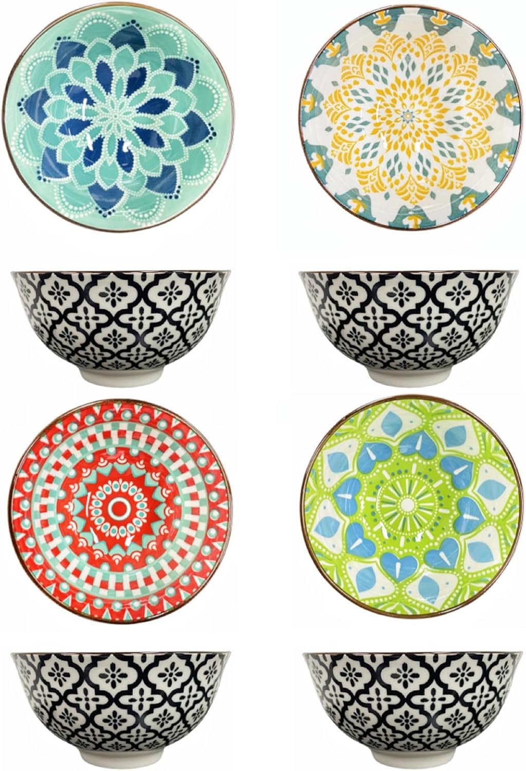 Bol en céramique bohème 11,7 cm – coloré et élégant Vendos85 - Mathon