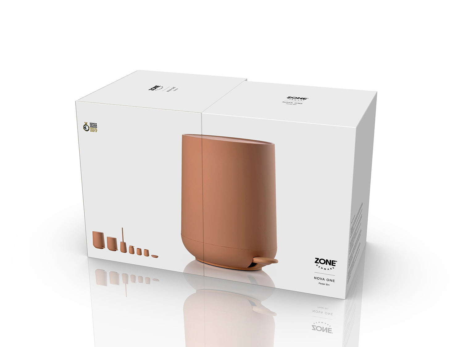 Poubelle à pédale NOVA en abs Mandarine Zone Denmark - Mathon - 5