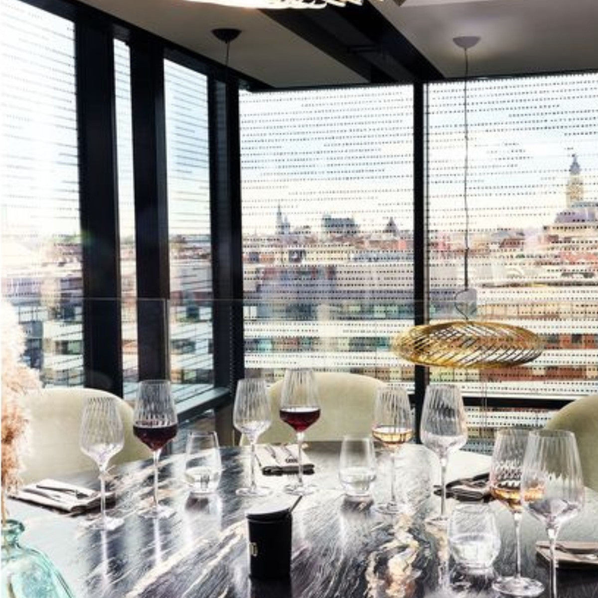 Symétrie - 6 verres à pied 35 cl Chef & Sommelier - Mathon - 3