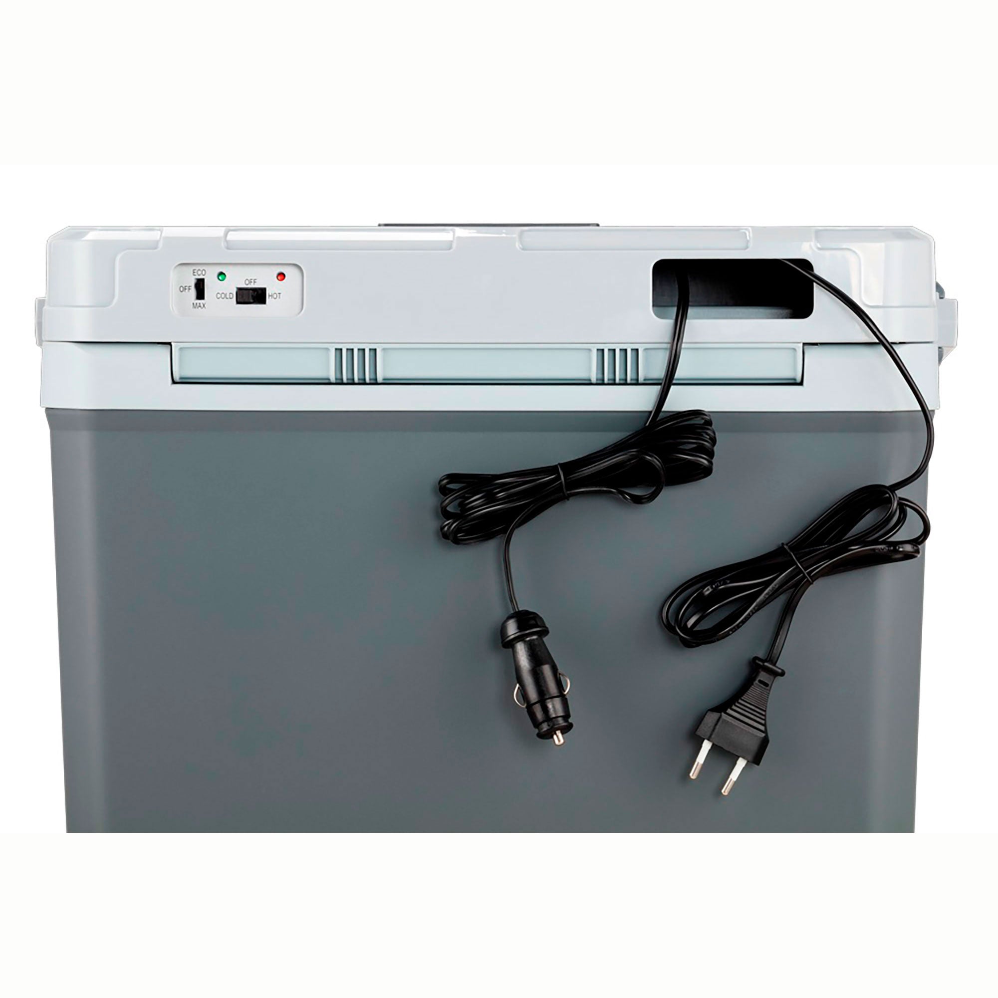 Glacière Électrique portable 24 Litres, 12V / 220 - 240V Voiture et Camping 58  Gris CF1152 - Mathon - 3