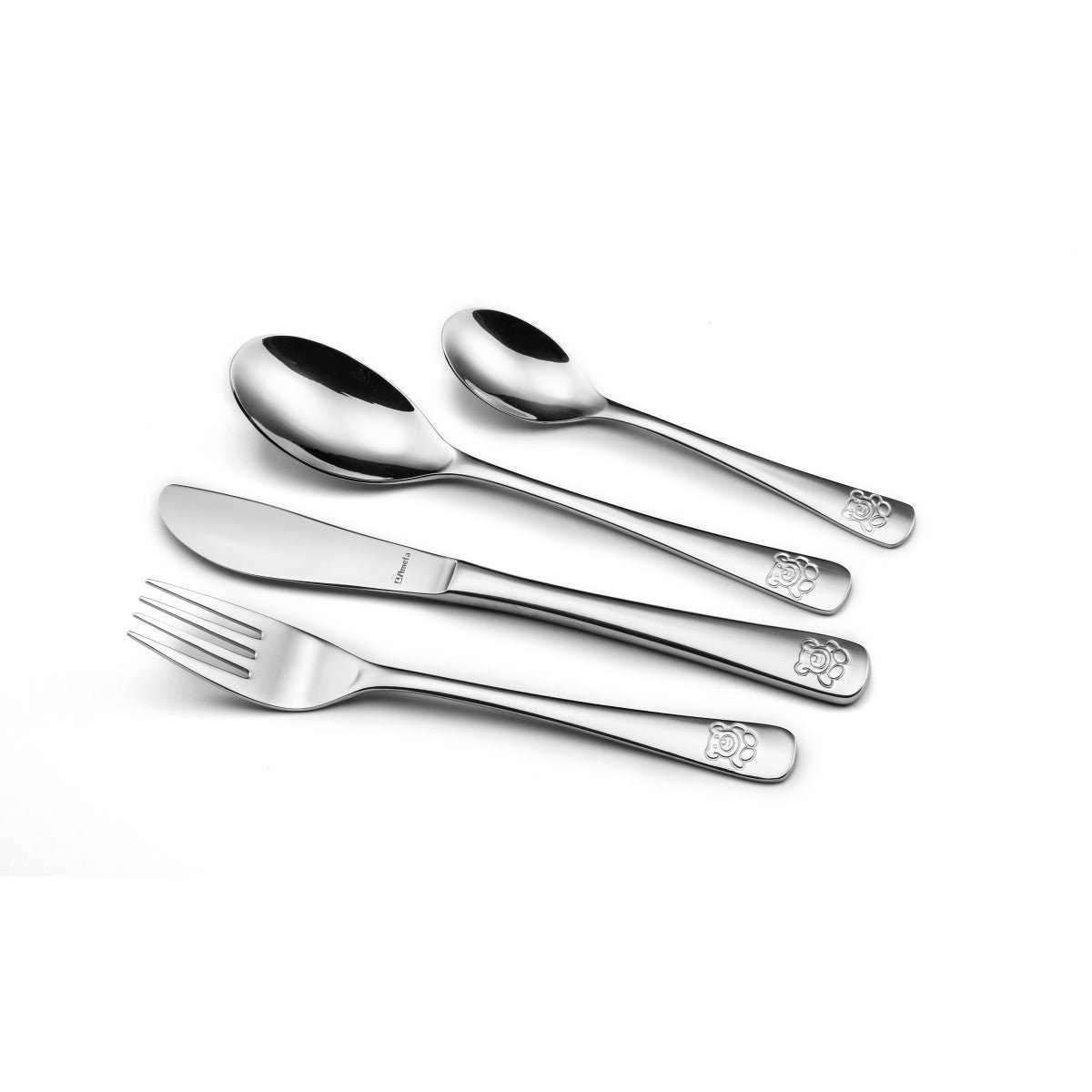 Ourson 2 - Service 4 couverts enfants Amefa - Mathon - 2