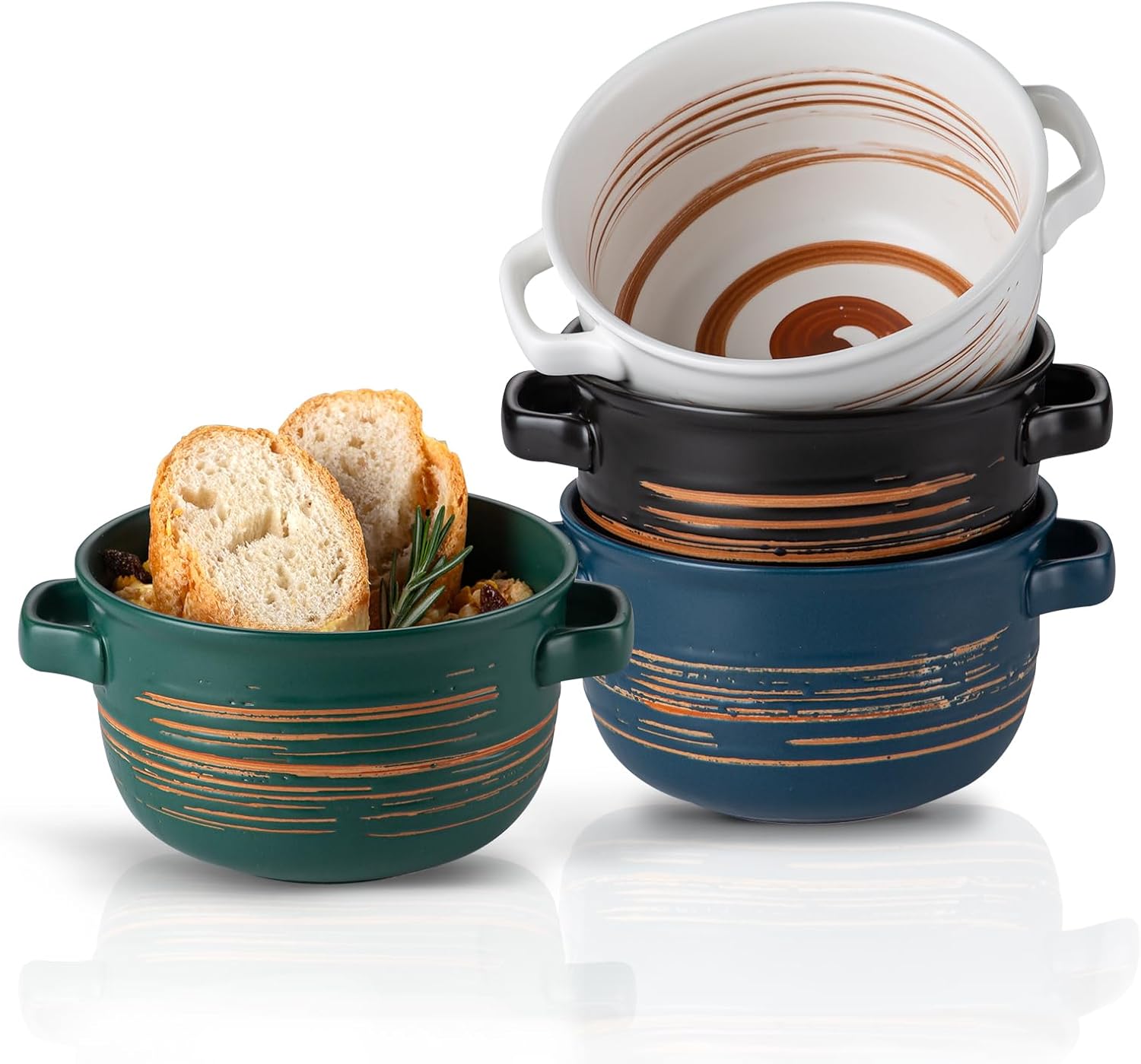 Bol en céramique à double poignée – Élégant et fonctionnel Vendos85 - Mathon