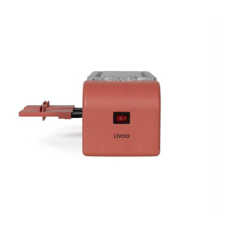 Raclette 2 Personnes Connectable - Livoo - Doc310r - 450w - 2 Personnes - Thermostat Automatique - 2 Spatules En Bois Et 2 Caque Livoo - Mathon - 4