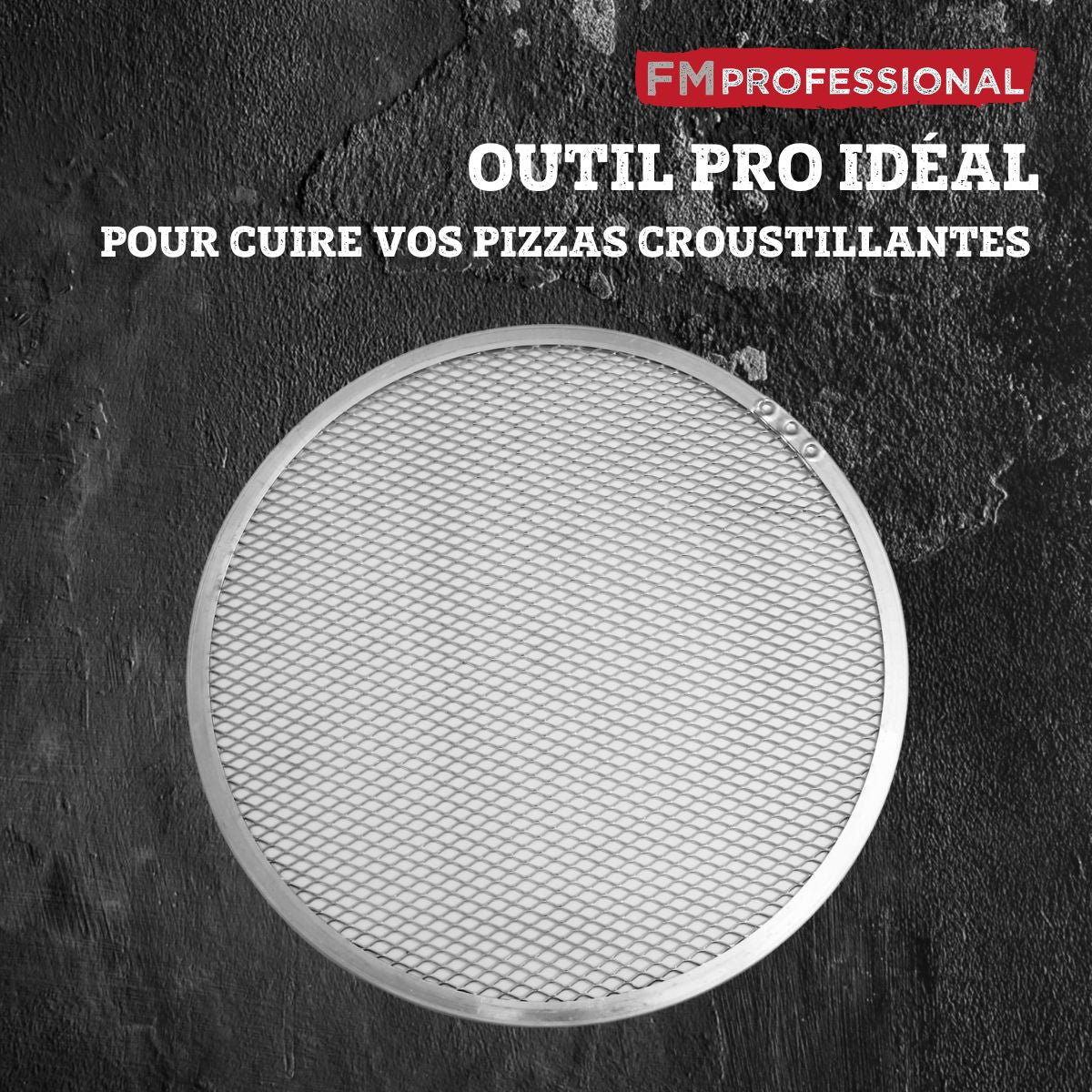 Plaque pizza surgelée 30 cm FM Professional - Mathon - 5