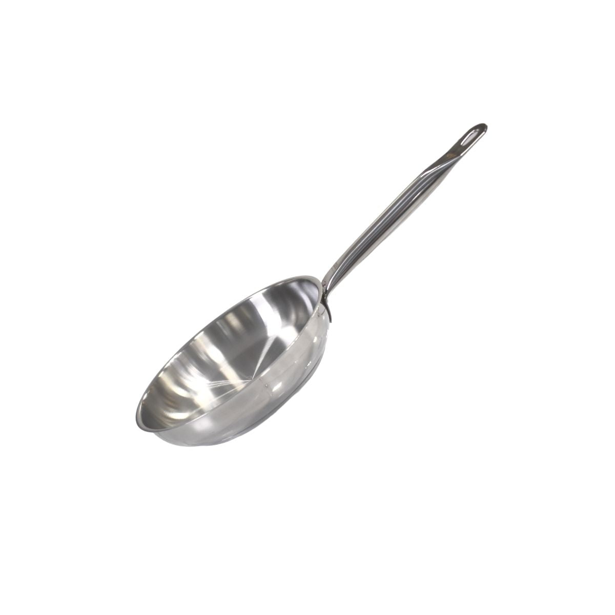 Poêle à frire 24 cm en inox 18/10 sans revêtement de 1,7 litres  Profi Therm Elo - Mathon - 1