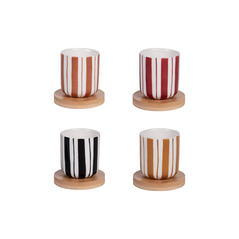 Coffret 4 tasses Singita 10 cl Table passion - Mathon - 1