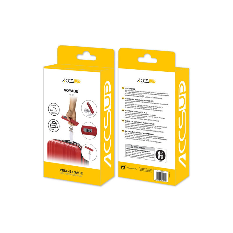 Pèse Bagage   Rouge Accsup - Mathon - 5