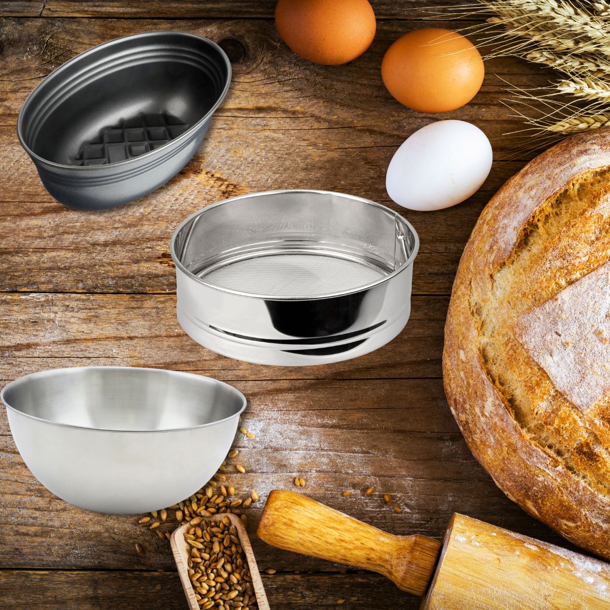 Ensemble 3 ustensiles spécial cuisson du pain Zenker x Fackelmann - Mathon - 2