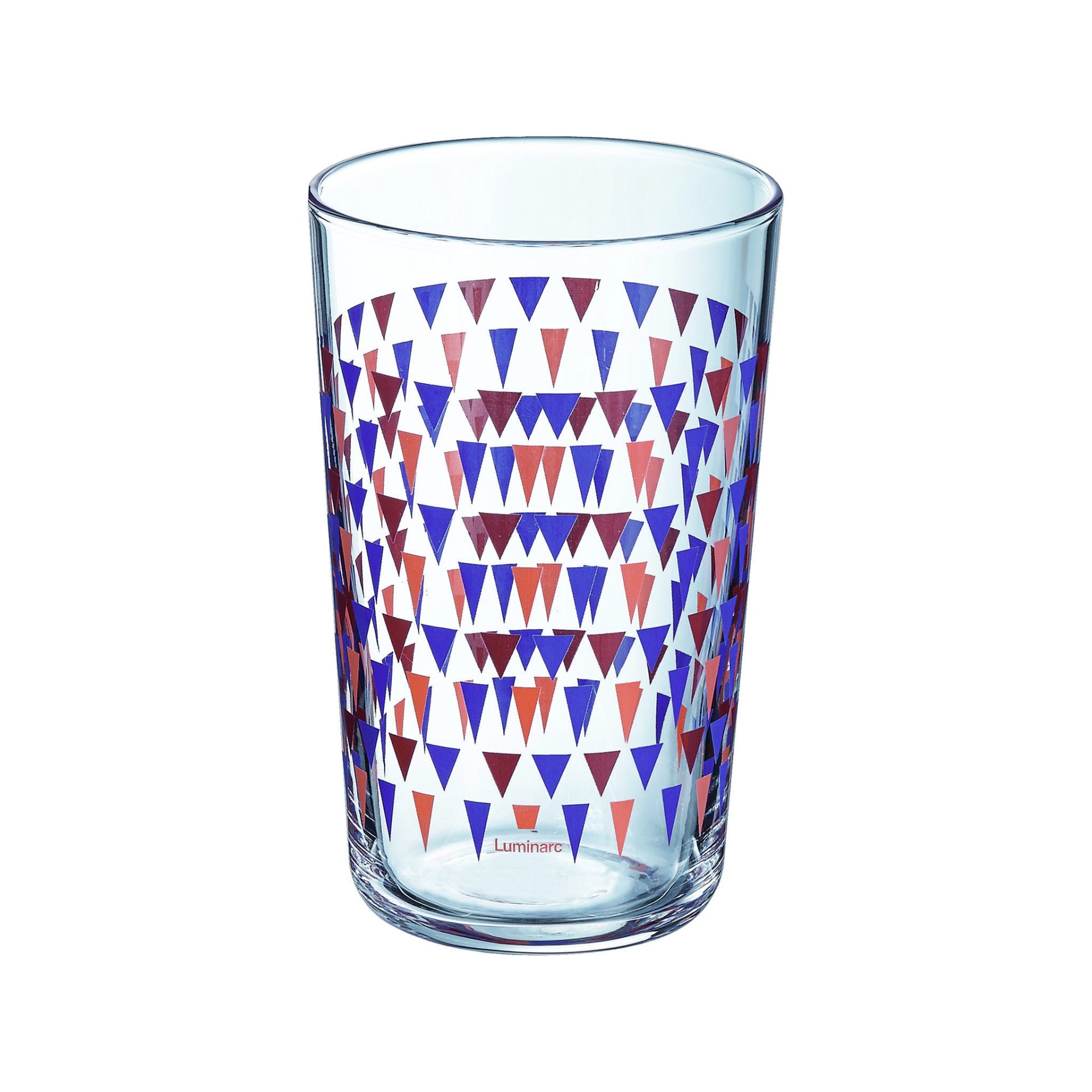 3 verres forme haute 30cl Trigone Pourpre Luminarc - Mathon - 2