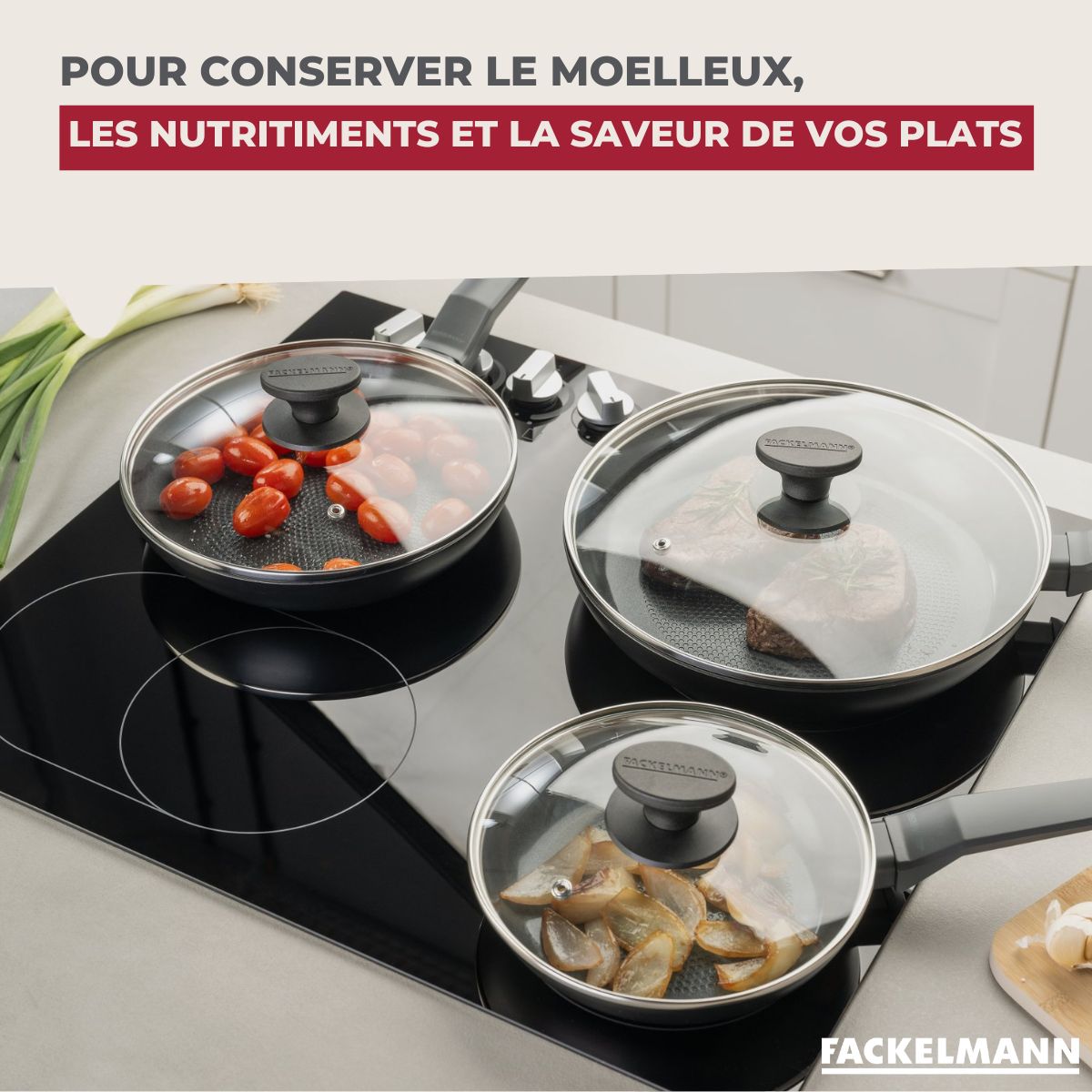 Couvercle de cuisson en verre 32 cm Fackelmann - Mathon - 5