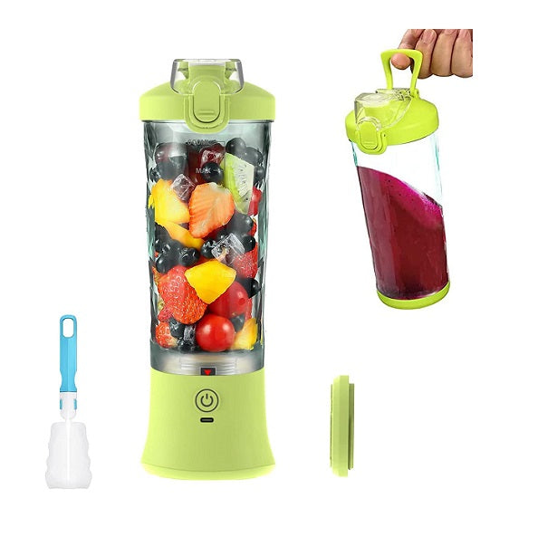 Blender électrique Smoothie 0,6L 240W avec USB-C rechargeable jaune Vendos85 - Mathon