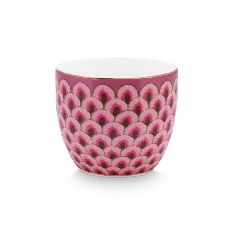 Lot de 6 Coquetiers Flower Festival Scallop Framboise Pip Studio - Mathon