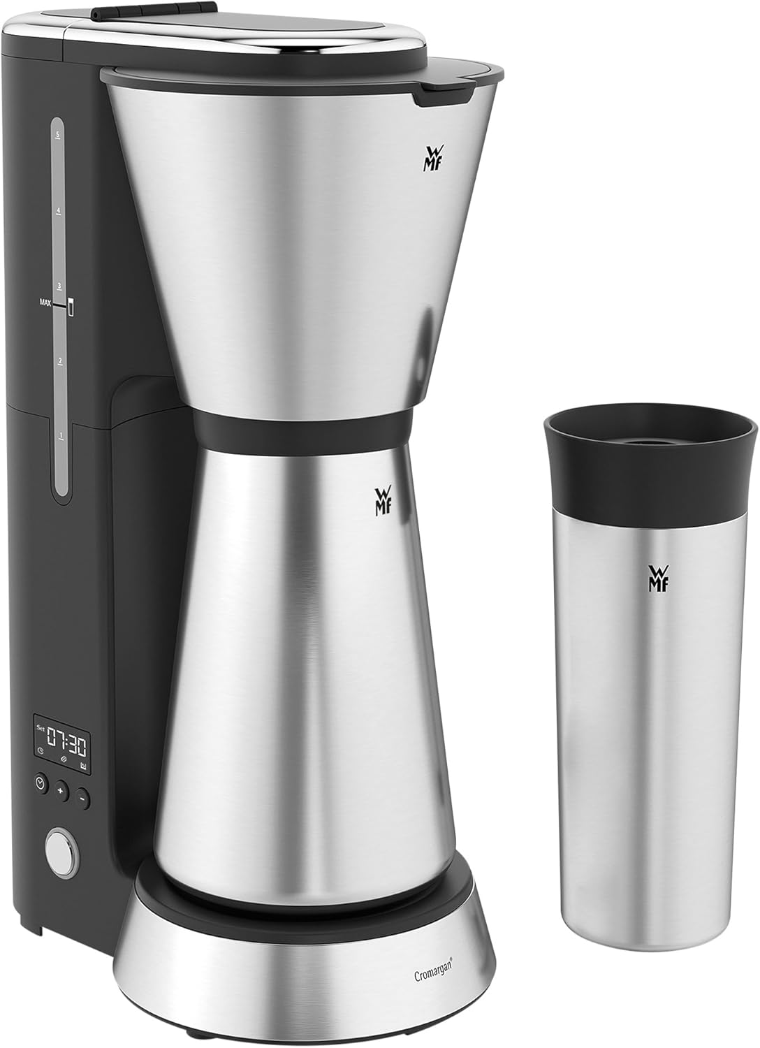 cafetière électrique avec Écran LCD et minuterie 760W gris noir WMF - Mathon
