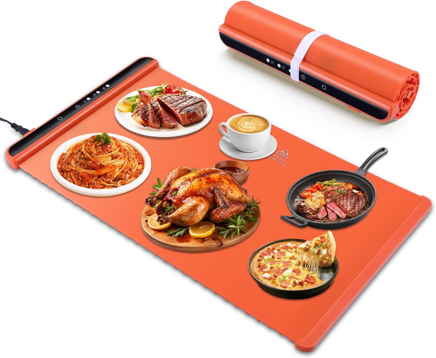 Chauffe Plat Électrique Orange pour Assiettes Vendos85 - Mathon