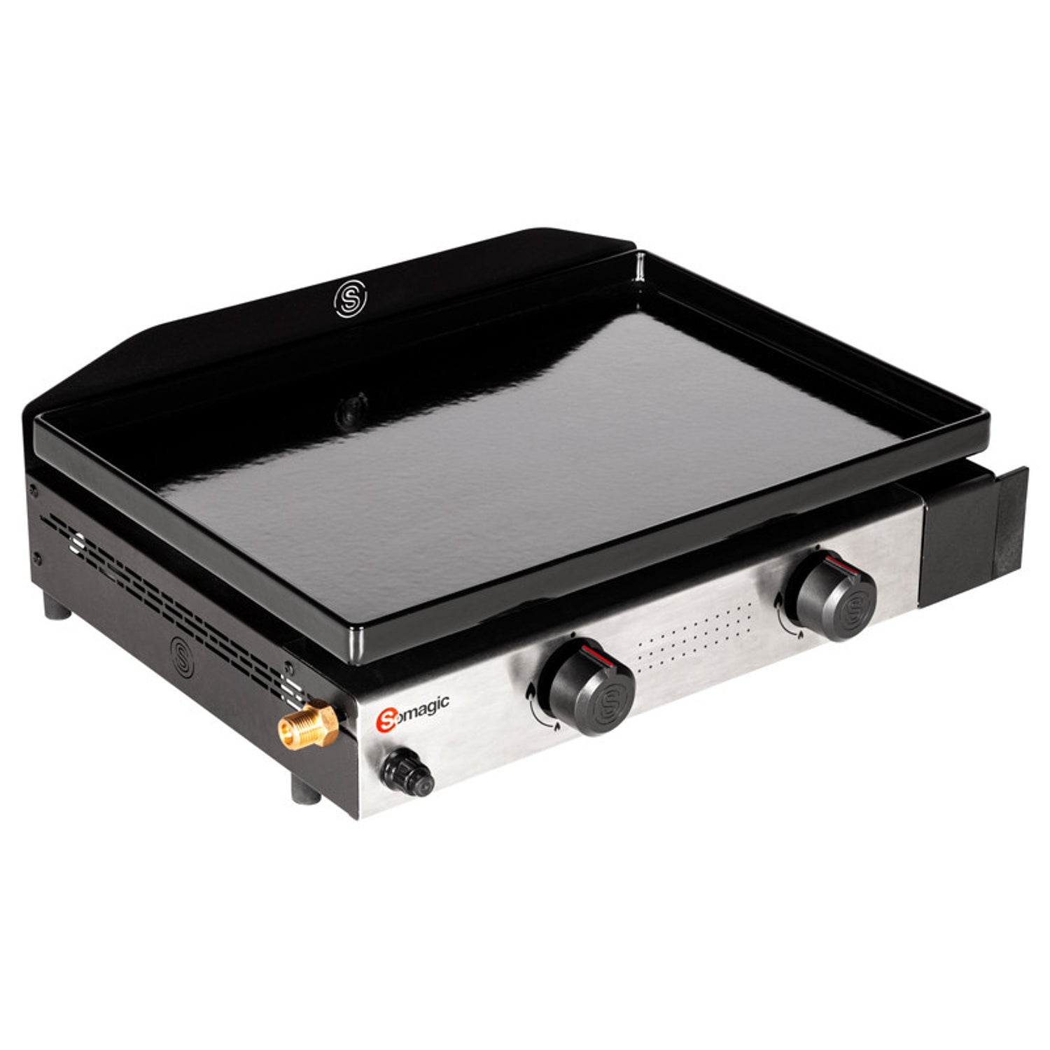 Plancha à gaz SOLIA 200 2 brûleurs 4,25kW Somagic - Mathon - 3