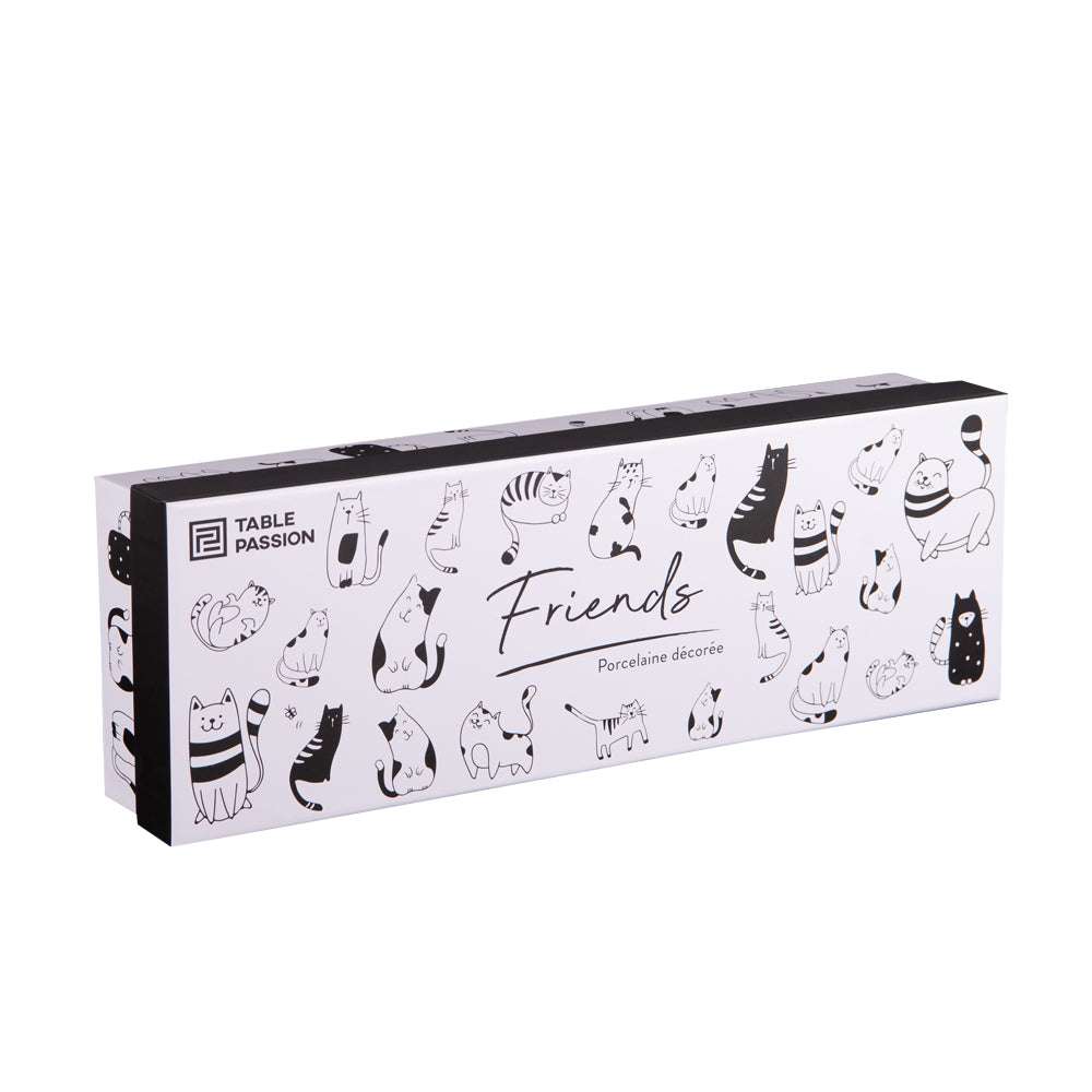 Coffret 8 tasses 11 cl Friends Table passion - Mathon - 2