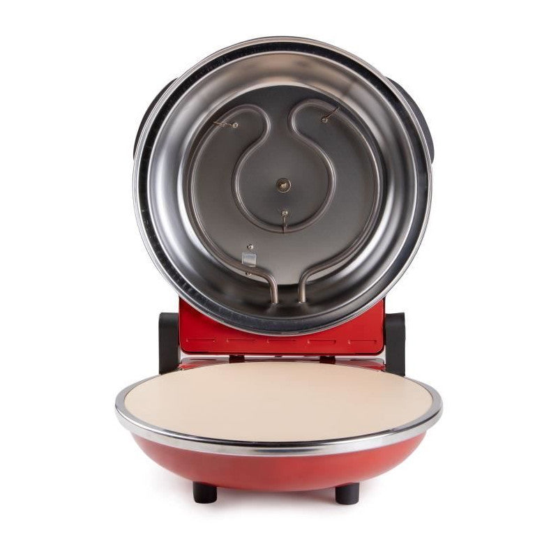 Four A Pizza - Domo - Do9284pz - électrique 1200w - Pierre En Céramique - Rouge Domo - Mathon - 1