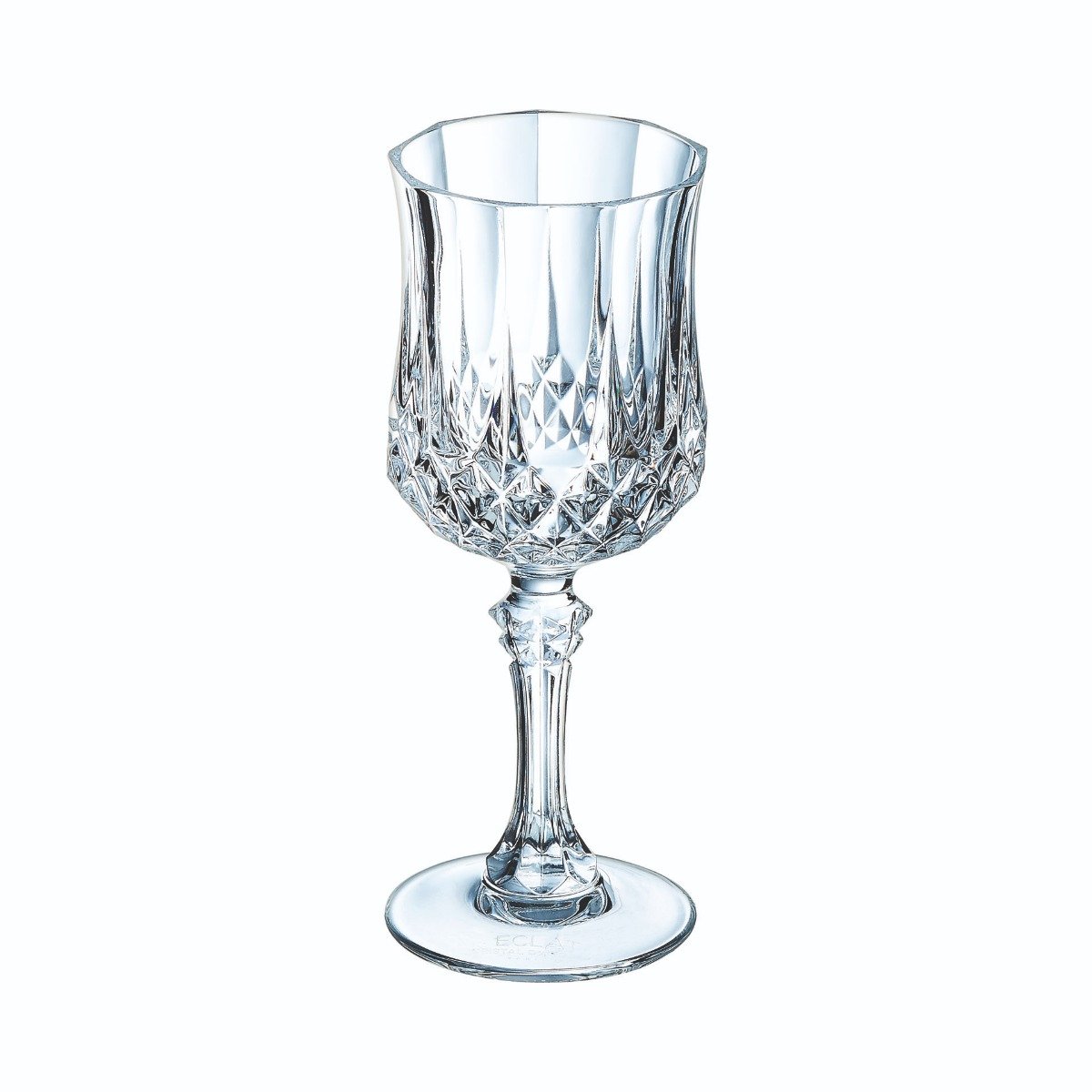 Ensemble 18 verres à pied et verres à eau Longchamp - Cristal d