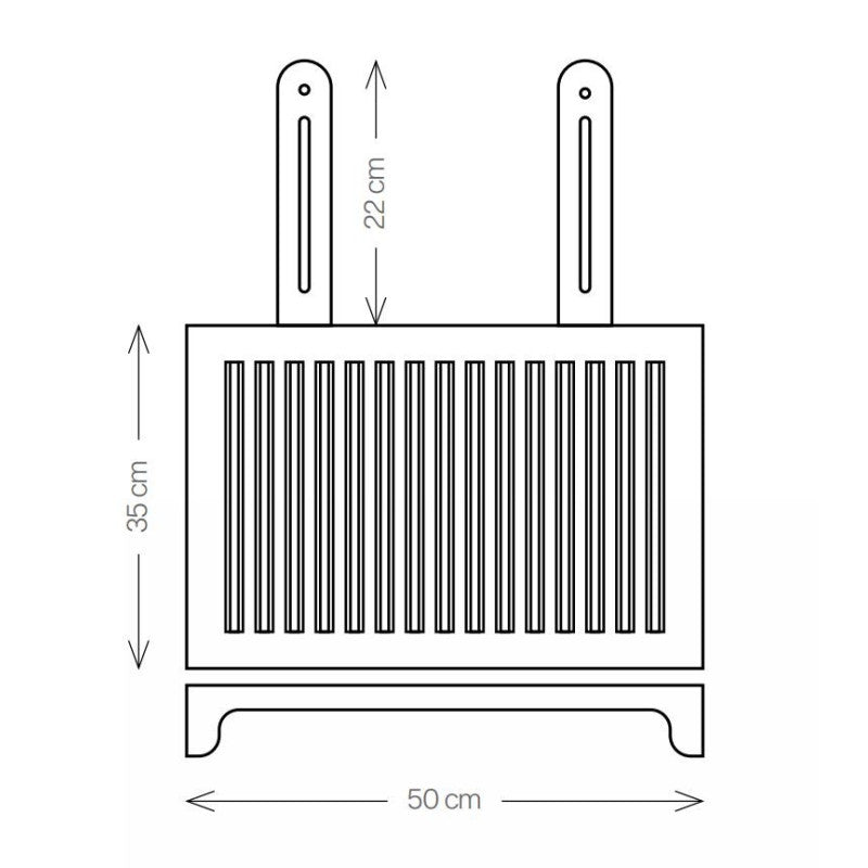 Grande grille de barbecue en acier inoxydable, pour poissons et légumes, abrasame Don Hierro - Mathon - 3