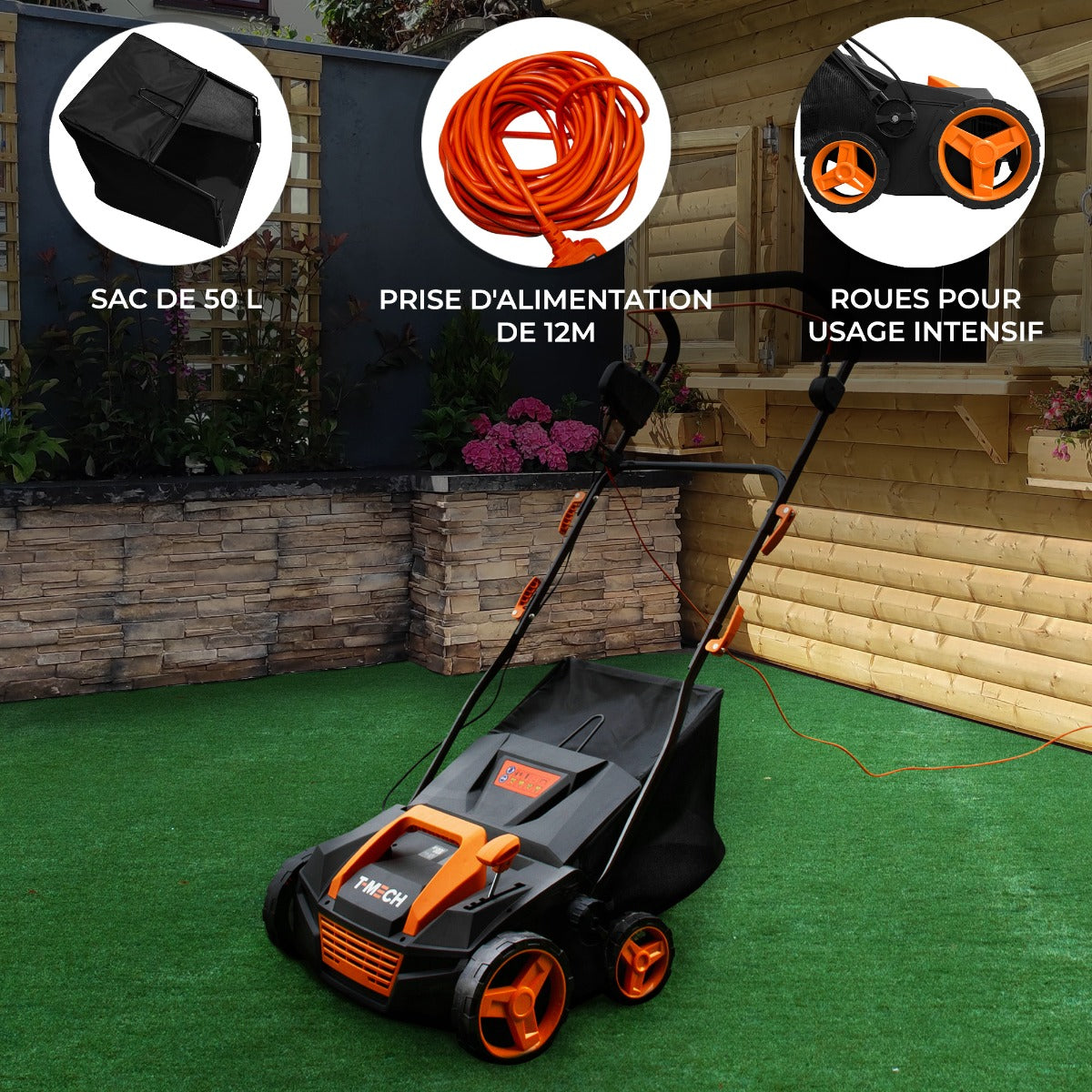 Aspirateur 2 en 1 pour Gazon Artificiel - Mathon - 3