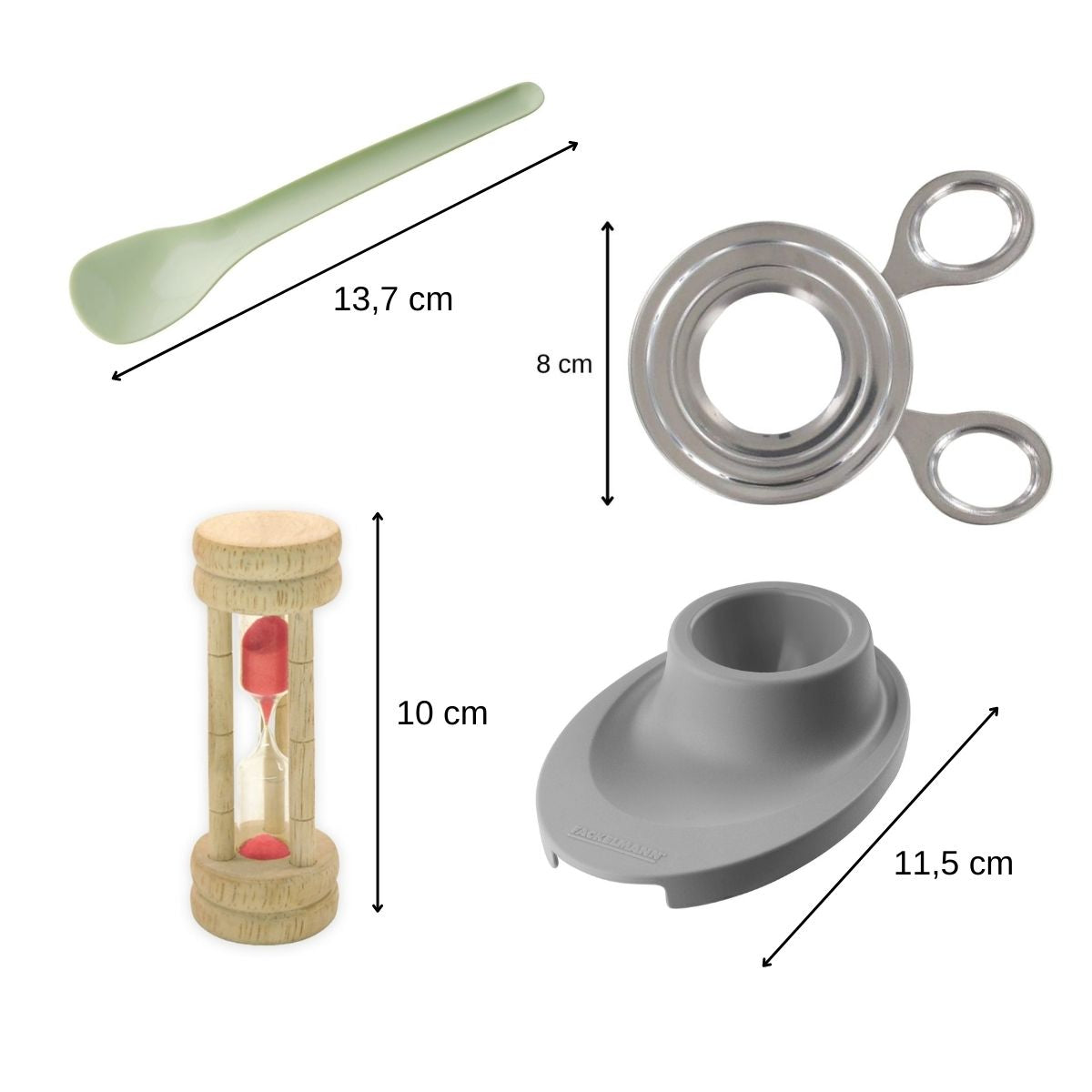 Ensemble de 4 ustensiles de cuisine pour la cuisson des œufs Fackelmann - Mathon - 3