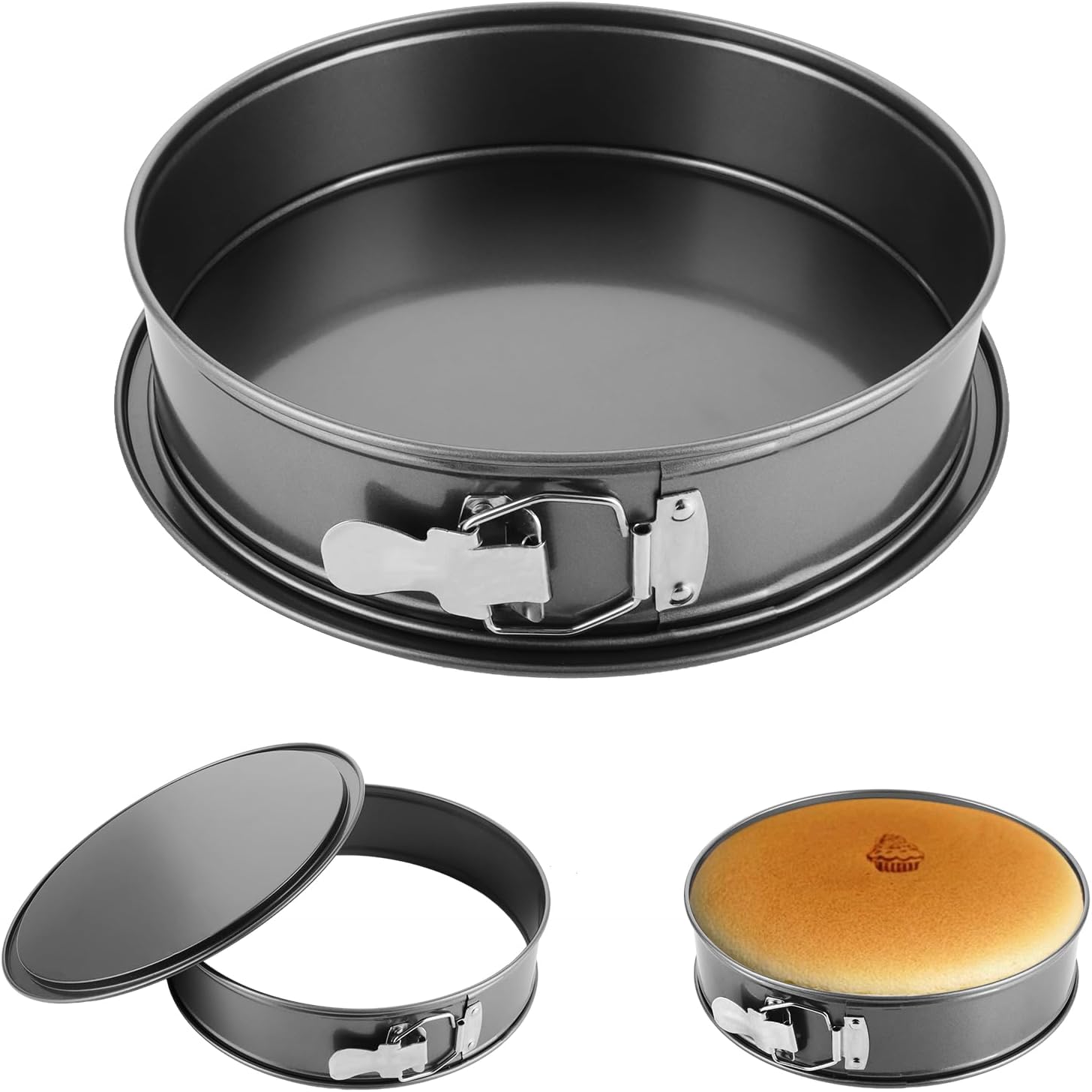 Lot de 2 moules à charnière ronds de 26 cm Vendos85 - Mathon