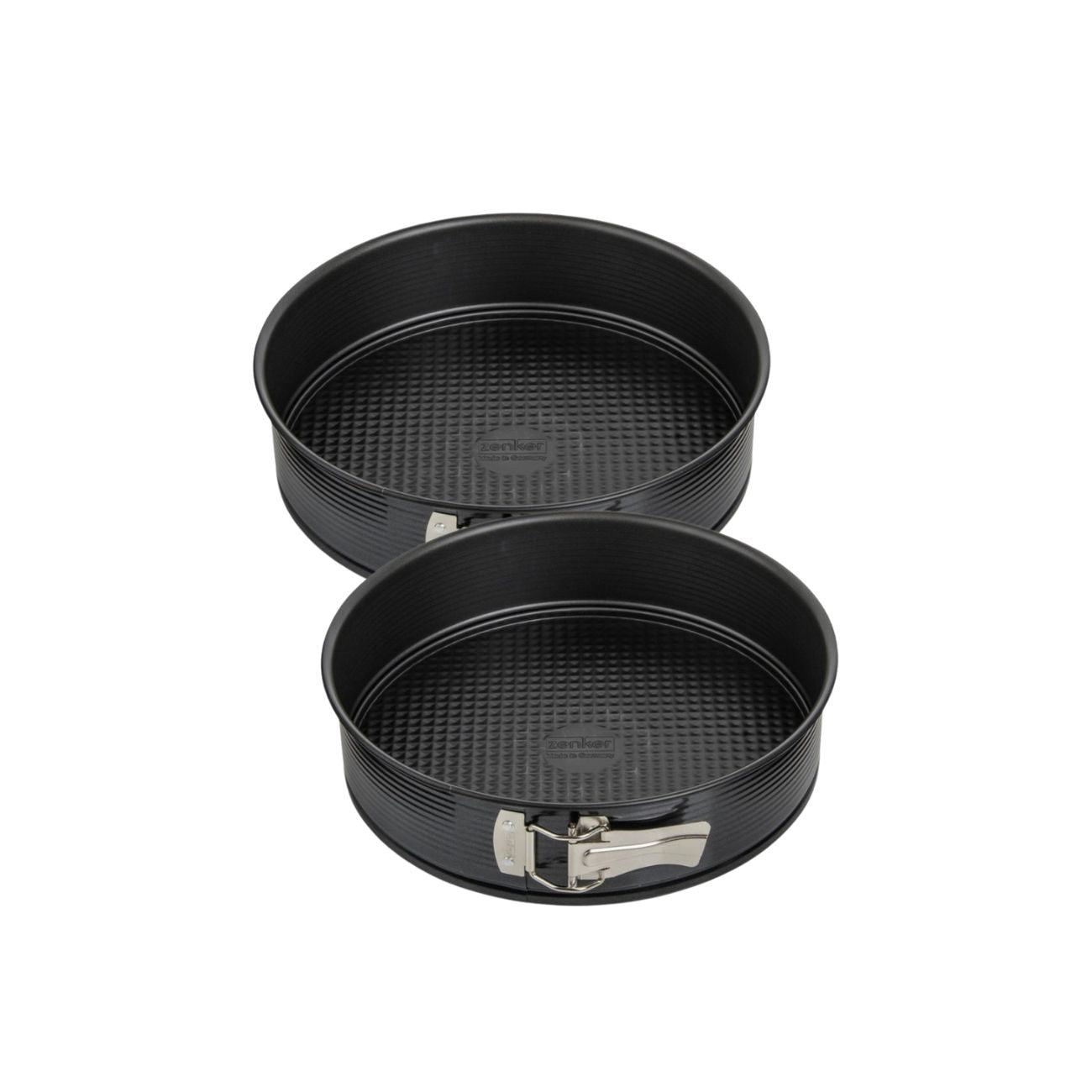 Ensemble de 2 Moules à manqué à charnière 26 cm Zenker Black Metallic Zenker - Mathon - 1