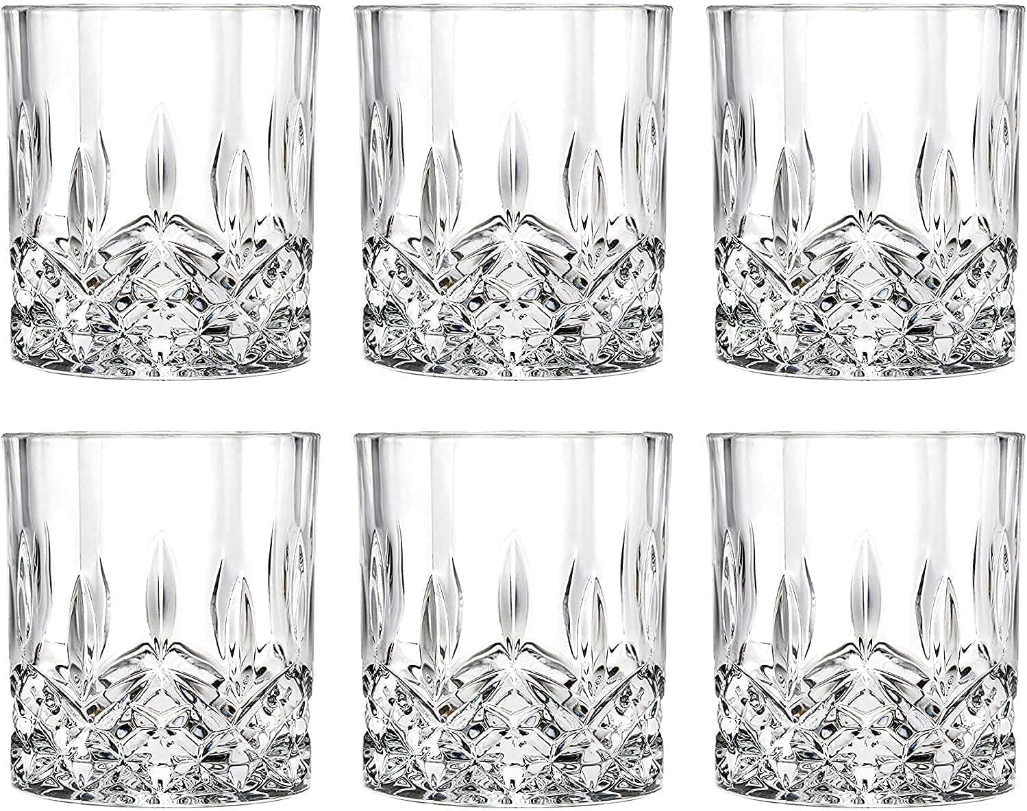 Lot de 6 Verres à Whisky Cristal – 300 ml Vendos85 - Mathon