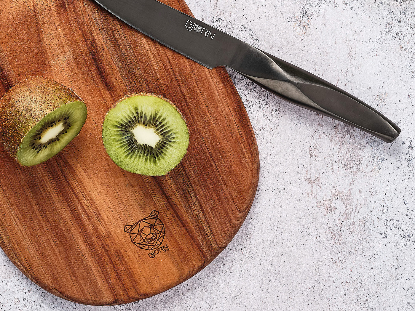 Planche à découper en bois d'acacia FREJA - 48 x 19cm Björn - Mathon - 4