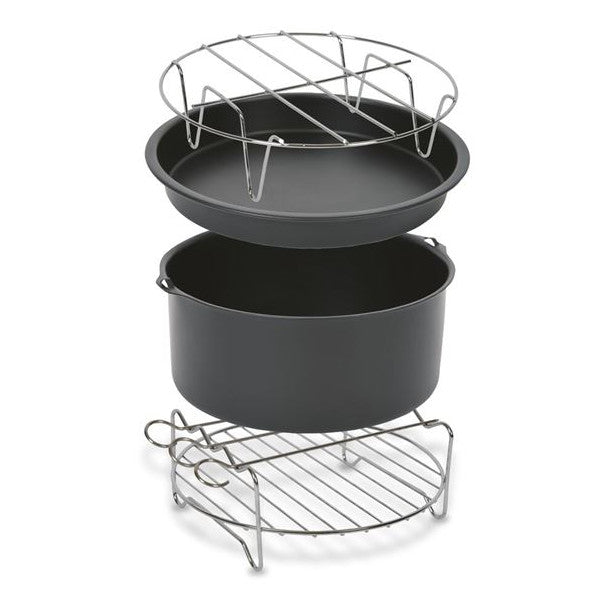 Set Accessoires Xl Pour Friteuse à Air Chaud Easy Fry - Xa112010 Moulinex - Mathon