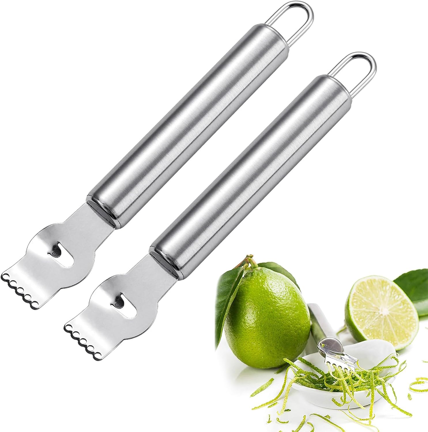 Zesteur d’agrumes ergonomique en acier inoxydable Vendos85 - Mathon