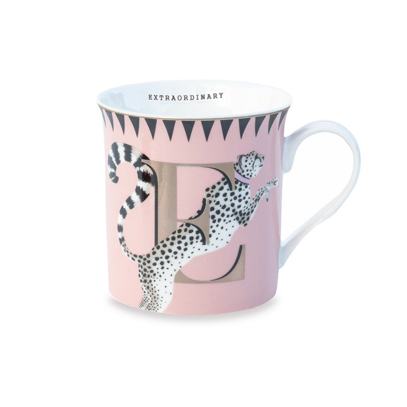 Mug Alphabet "E" for Extraordinary - Slogan Yvonne Ellen - Mathon