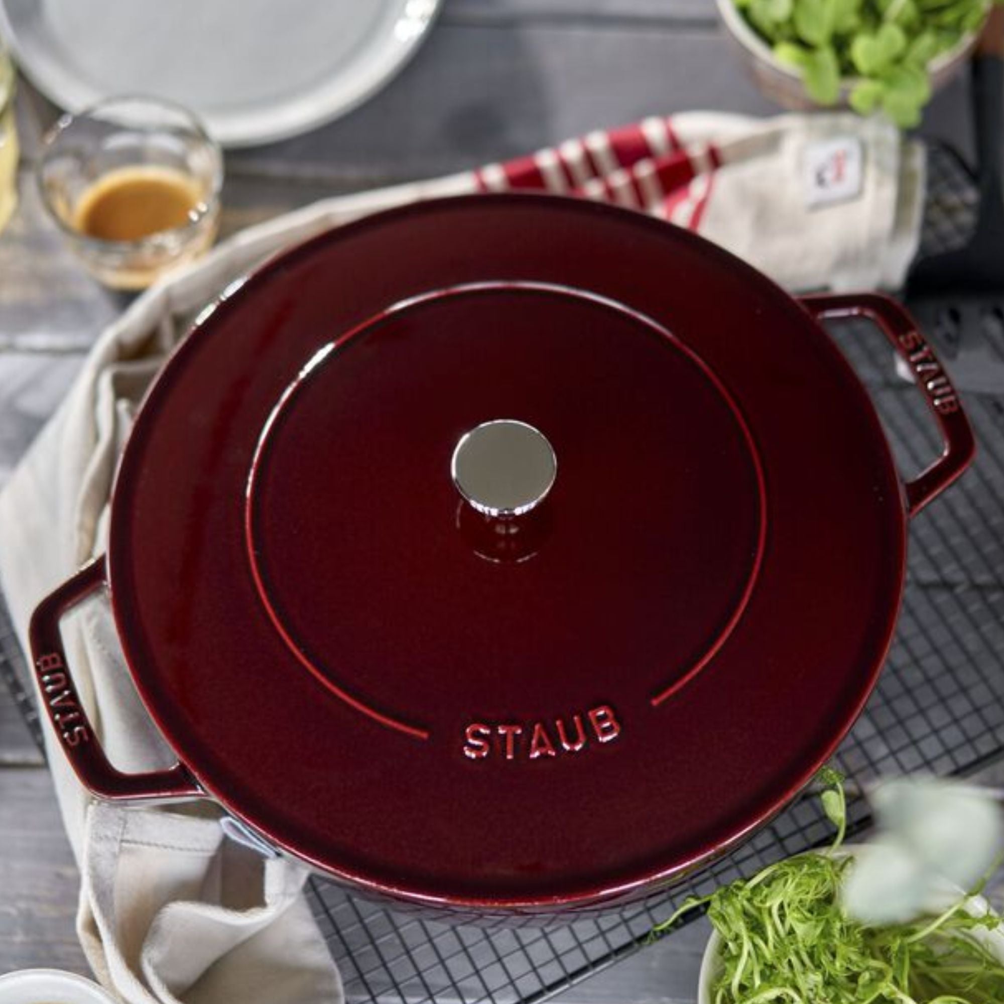 24 cm, Sauteuse Chistera, Grenadine Staub - Mathon - 3