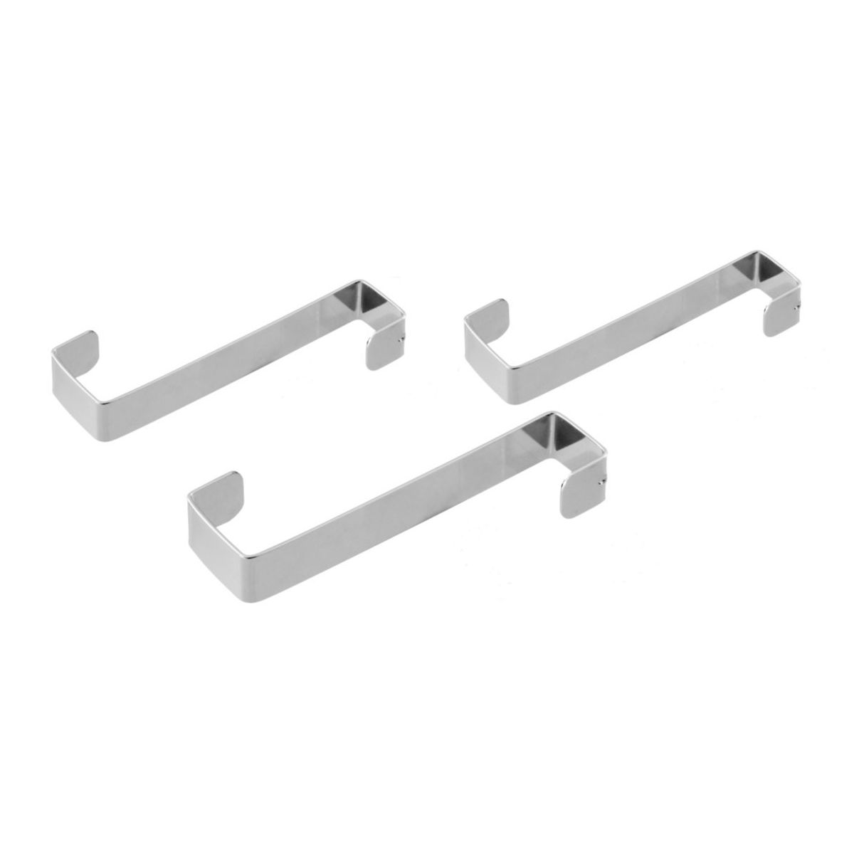 Lot de 3 crochets pour porte et placard  Tecno Fackelmann - Mathon - 1