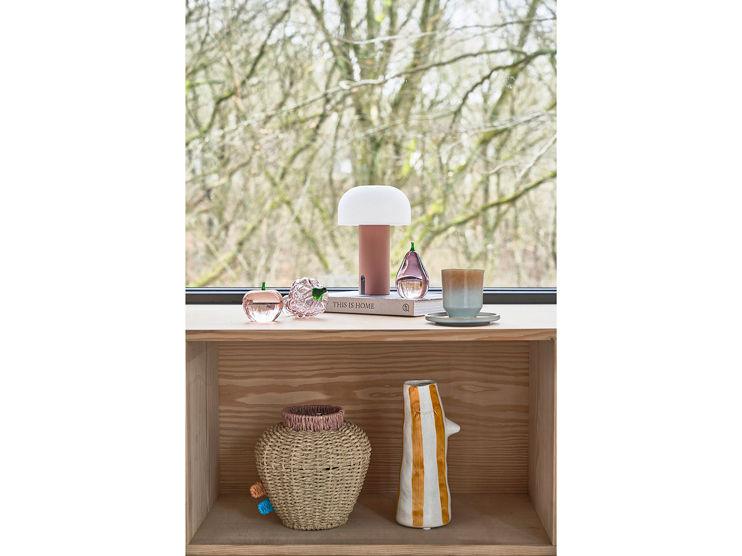 Soucoupe STYLES en grès Bleu clair Villa Collection - Mathon - 7